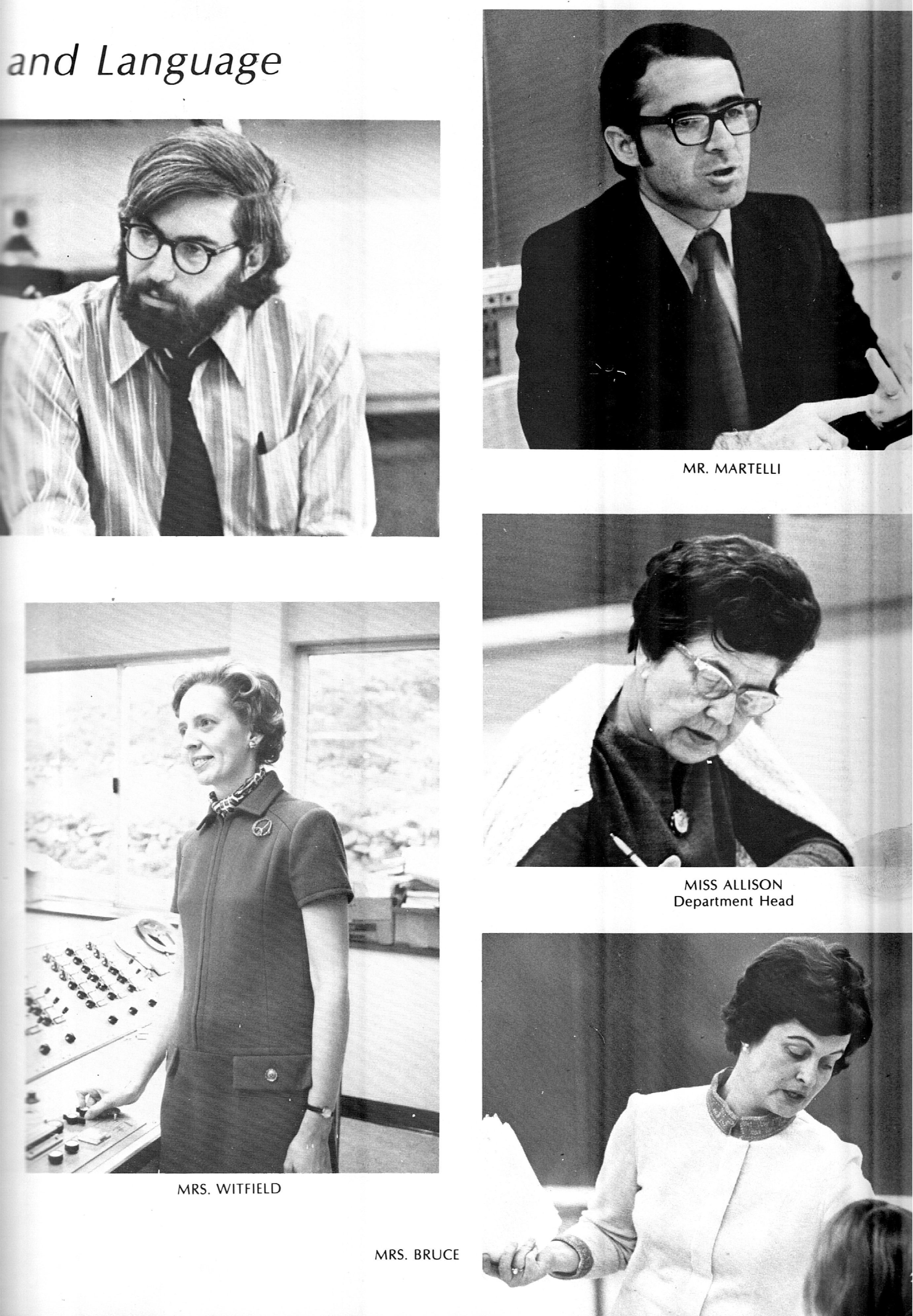 1972 Language Faculty